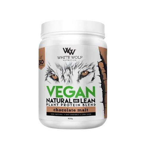 White Wolf - Natural Lean Vegan Protein Blend - GAINS HEALTH AND NUTRITION