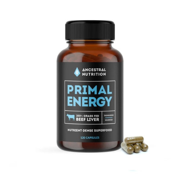 Ancestral Nutrition - Primal Energy Grass Fed Beef Liver - GAINS HEALTH AND NUTRITION