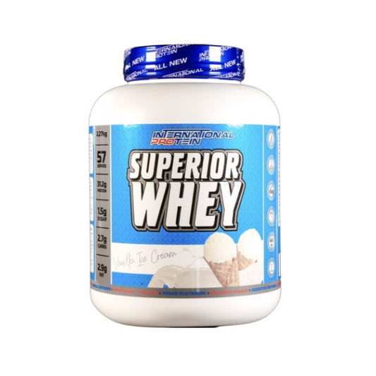 INTERNATIONAL PROTEIN - SUPERIOR WHEY - GAINS HEALTH AND NUTRITION