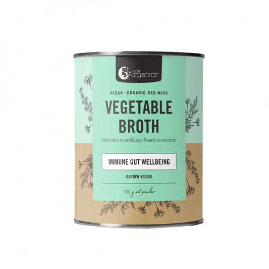 Nutra Organics - Vegetable Broth Garden Veggie 125g - GAINS HEALTH AND NUTRITION