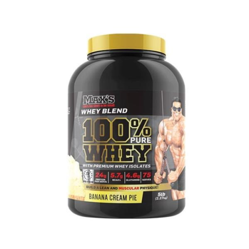 Maxs - 100% Whey Protein - GAINS HEALTH AND NUTRITION